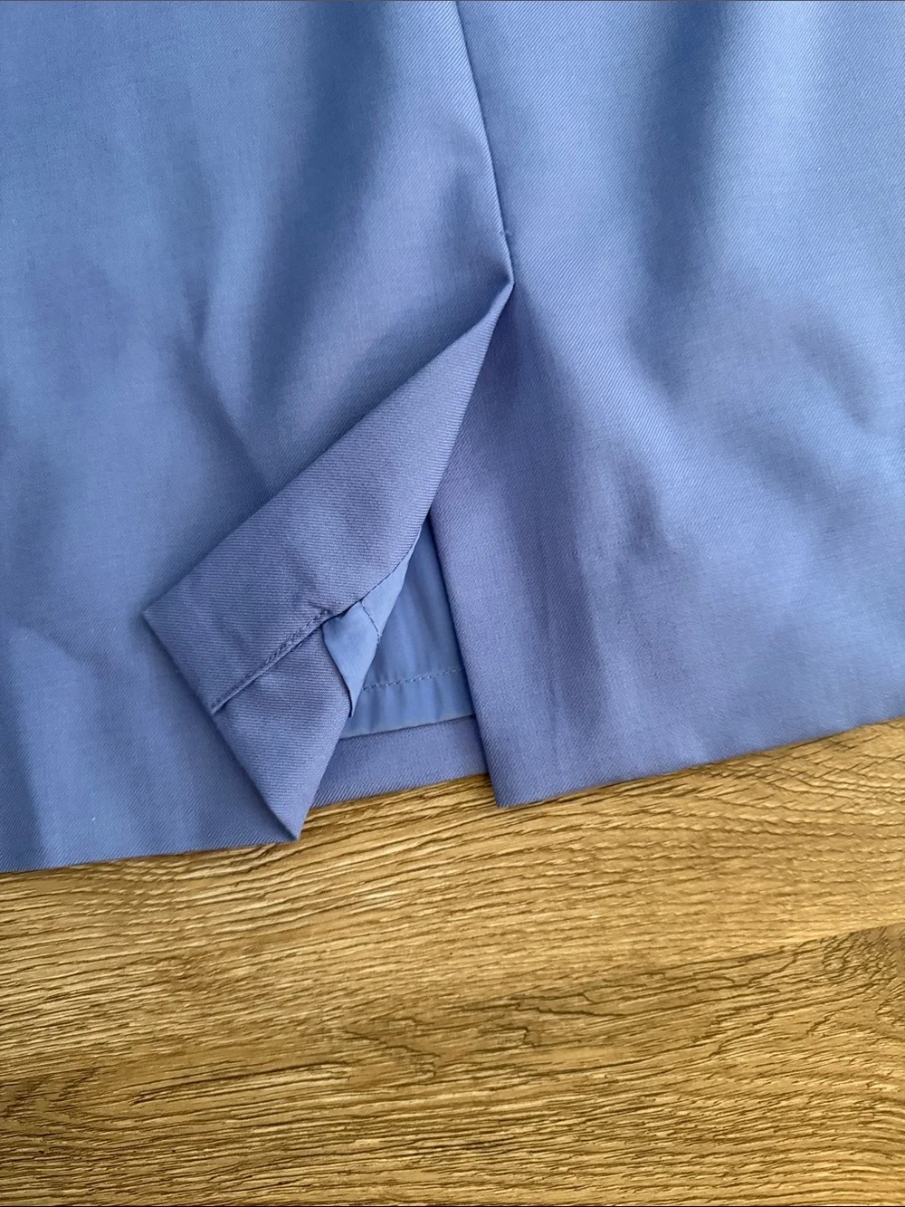 J. Crew Periwinkle Sheath Dress with Flutter Sleeves